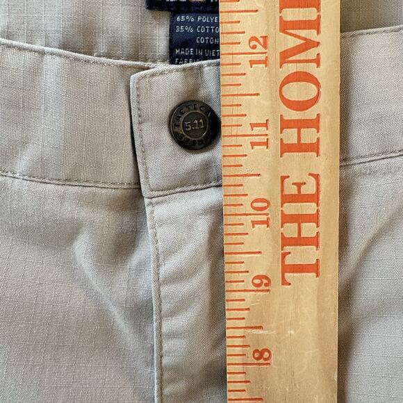 5.11 Tactical Stryke Pants Men’s 42x30 Khaki Ripstop Cargo Utility Work Outdoor - Picture 16 of 16